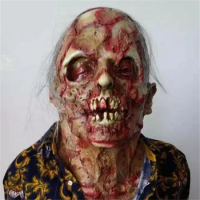 Halloween Horror Mask Zombie Masks Party Cosplay Bloody Disgusting Rot Face Scary Masque Masquerade Mascara Terror Masker Latex