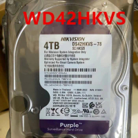 Original New HDD For WD 4TB 64MB SATA 5400RPM 3.5" For Surveillance Hard Disk For WD42HKVS