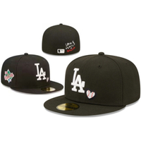 Mới Đến Los Angeles Dodgers Đầy Đủ Cap MLB Mũ Đóng Được Trang Bị Mũ Thể Thao Thêu Người Đàn Ông Phụ 