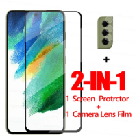 Full Glue Glass For Samsung Galaxy S21 FE Screen Protector For Samsung S21 FE Tempered Glass For Samsung A03S A02S A52S A72 A32