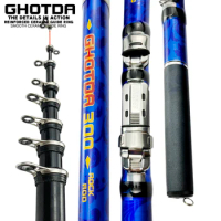 GHOTDA High Quality Telescopic Rock Fishing Rods Spinning Light Carbon Hand Rod 1.5M-3M Surf Feeder Outdoor Fishing Accessories