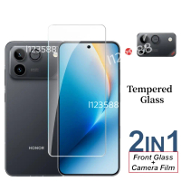 ฟิล์มกระจกนิรภัยกันรอยขีดข่วน สำหรับ Honor WinRT/Honor Win RT 5G (2026) แบบ 2‑in‑1 ครอบเลนส์กล้องและ