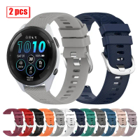 Jalur Bernafas Sukan Silikon, 22mm, 2 helai, Untuk SUUNTO RACE 2 / S, Larian Lautan Menegak / 9 Punc