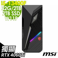 MSI MAG Infinite S3 13NUD-883TW (i5-13400F/32G/2TB+2TB SSD/RTX4060TI-8G/W11P)