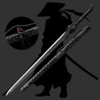 Handmade samurai sword, high-quality outdoor knife, super sharp Han Dynasty sword, high-end collection sword, Chinese sword