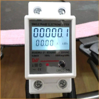 Thời trang Công tơ điện tử 80A dùng để đo số tiêu thụ (kWh) ,Đo công suất (W) ,áp (V) ,cường độ dòng