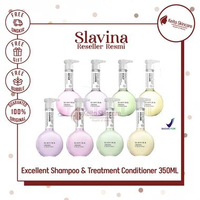 SLAVINA Excellent Shampoo & Treatment Conditioner 350ML By Nagita Slavina Slavina Cleanse Conditione