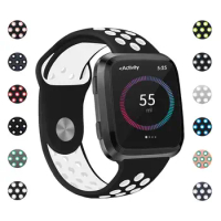 Compatible for Fitbit Versa 2/Fitbit Versa Lite Edition/Fitbit Versa Special Edition/Fitbit Versa Bands, Soft Silicone
