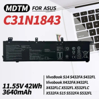 C31N1843 Laptop Battery for ASUS VivoBook S14 S432FA S432FL Vivobook X432FA X532FL X532FLC S532FL S432FA-EB008T S532FA-DH55