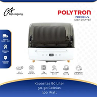 POLYTRON KITCHENMATE DISH DRYER UV STERILIZER BOTOL BAYI RAK PENGERING PIRING 80 LITER - PDD 801UV