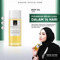 [NEW SIZE] D’SAVIOR Body Oil 100ml | Penghilang Bekas Luka, Eksim, Psioriasis, Stretchmark dan Gatal