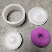 Professional Donut Bath Bomb Mold 6.35cm Diameter Press Bath Bomb Mold Handmade Soap Mold Available 100g