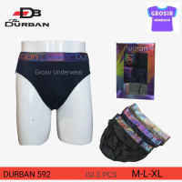 Celana Dalam Pria DURBAN SPORT DU.592 isi 3pcs Bahan Bamboo Spandex