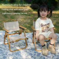 Children's outdoor folding mini chair Aluminum alloy Kermit camping picnic portable stool