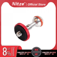 NITZE 15MM STEEL BALLHEAD WITH 1/4’’-20 SCREW - N50-T03