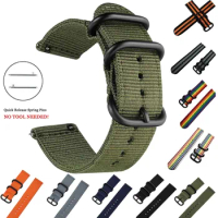 Nato strap 20mm 22mm Nylon Watch Strap for Xiaomi huami Amazfit Stratos 3 2 2S /PACE/GTR 47MM Band for Huawei Watch GT 2 46mm