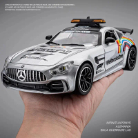 Mercedes Benz GTR AMG F1 รถความปลอดภัย, รถรุ่น Diecast, สเกล 1/24, ทำจากโลหะผสม, รถของเล่น Die Cast 