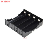 1PCS 4x 18650 battery holder Hard Pin Batteries case Storage Box diy 4 slot 4*18650 Rechargeable Battery Shell housing
