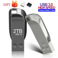 High Speed USB 3.0 U Disk Flash Drive Metal Pen Drive 2TB 1TB 512G Waterproof Mini Memory Stick 32GB USB Flash Pendrive 2TB