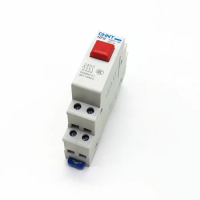 1pcs CHINT Pushbutton NP9 2NO 2NC Din Rail Mount Pushubutton Switch NP9-22/1 Green NP9-22/2 Red