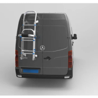 AWNLUX Foldable Caravan Parts Aluminium RV Ladder for Caravan,Camper Accessories