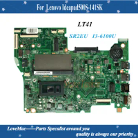 High quality FOR Lenovo Ideapdad500s-141sk Laptop Motherboard LT41 Intel Core I3-6100U 2.3 GHz/SR2EU DDR3L tested