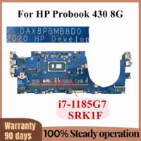 DAX8PBMB8D0 For HP Probook 430 G8 Notebook Mainboard with i3 i5 i7 11th Gen CPU i7-1185G7 Motherboard 100% Tested OK