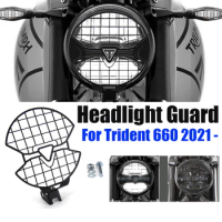 NEW For Trident 660 Trident660 2021 Motorcycle Accessories Headlight Guard Protector Grill Cover