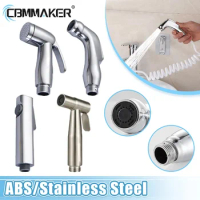 Handheld Bidet Toilet Sprayer Stainless Steel Protable Bidet Faucet Spray Sprinkler Water Wash Gun Faucet Bathroom Accessories