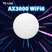 TP-Link AX3000 Wi-Fi6 Celling AP Router 802.11AX WiFi6 Wireless Indoor PoE AP 5GHz 3000M High-Power Wifi Hotspot Mobile 5g