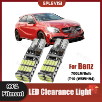 2x LED Clearance Lamp Light Bulb W5W T10 Canbus For Mercedes-Benz A-Class W168 W1639 B-class W242 W245 W246 C-Class W202 W203