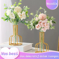 Vas Bunga Nordic Aesthetic Vas Besi Vas Kekinian Vas Hias Meja vas  bunga