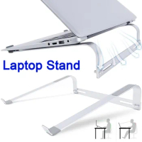 Metal Laptop Stand Holder Universal Portable Laptop Riser Adjustable Desk Kickstand for Macbook Tablet Notebook Cooling Holder