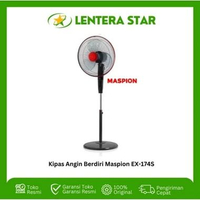 Kipas Angin Berdiri Kaki Bulat / Stand Fan 16 Inch MASPION EX174-S EX-174S 174 S