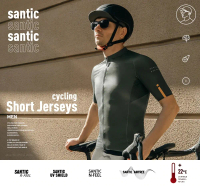 Santic Cycling Jersey sepeda road bike Breathable WM0C02156 Sport