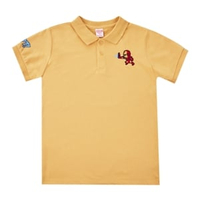 เบสิโค x มาร์เวล เสื้อโปโลแขนสั้น สำหรับเด็กชาย รุ่น WMAV2211LB601 สีเหลือง