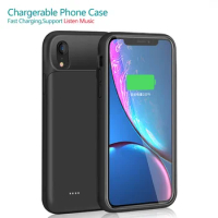 4000mAh Phone Battery Case For iPhone XR XS MAX Phone Battery Backup Charging Case Portable External Power Bank Case