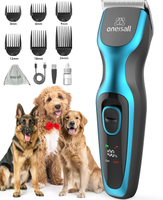 oneisall Dog Clippers for Grooming Quiet Cordless Dog Clippers 2 Adjustable Speed Dog Grooming Clipp