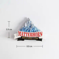 resin refrigerator sticker matterhorn switzerland