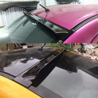 For Roof Spoiler Wing Mitsubishi Lancer EX ABS Plastic Car Rear Window Black Tail FIN Accessories 2009-2016 Year
