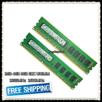 DDR3 2GB 4GB 8GB 1333MHz 1600MHz Pure ECC UDIMM server memory 2RX8 8G PC3L-12800E workstation RAM 10600 12800 Unbuffered