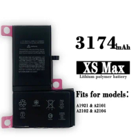 New OEM Replacement battery for Apple IPhone XS Max XSM A1921 A2101 A2102 A2104 3174mAh batteries