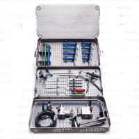 Spine Tubular Retractor Set Complete MIS Tubuarr Retractor System with Fiber Cable and Light Source