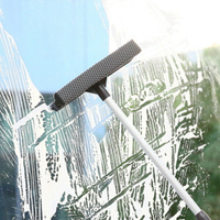 楓林宜居 擦玻璃家用高層擦窗保潔專用清潔工具雙面加長伸縮集水刮水器