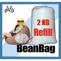 2KG (Poly Foam Polystyrene BEADS)Bean Bag Refill/Beads Fiber/Beads Filling/Bean Bag sofa Fiber/Isi b