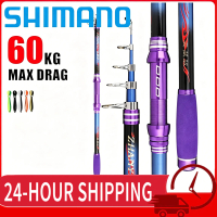 SHIMANO Joran Panjang Fishing Rod Spinning Joran Pancing Telescopic Rod Fly Carp Feeder Pesca Portab