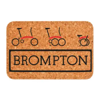 Brompton Bike Front Door Floor Entrance Mat Outdoor Kitchen Bath Doormat Living Room Carpet Rug