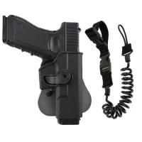 Tatical Holster Pistol Sling for Glock 17 Airsoft Pistol Holster Case with Gun Sling Hunting Accessories Holsters