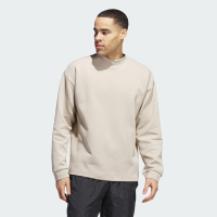 adidas 愛迪達 長袖上衣 男款 運動 三葉草 亞規 1 Mom. LS Mock 米 IK8557