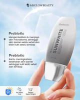 MS Glow Sunscreen Sunwhite Series SPF 50 PA++ (Sunscreen Anti Kusam) Sunwhite Probiotic